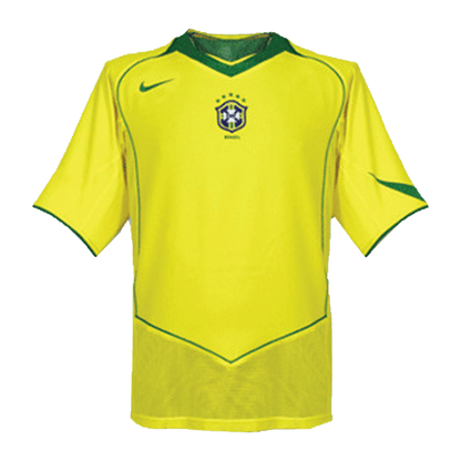 Camiseta retro de fútbol de Brasil 2004 (local)