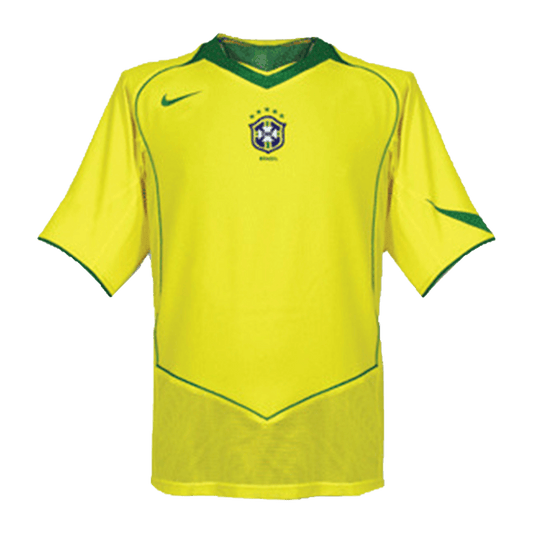 Camiseta retro de fútbol de Brasil 2004 (local)