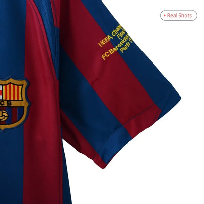 Camiseta retro del FC Barcelona 2005/06 (local) - Champions League