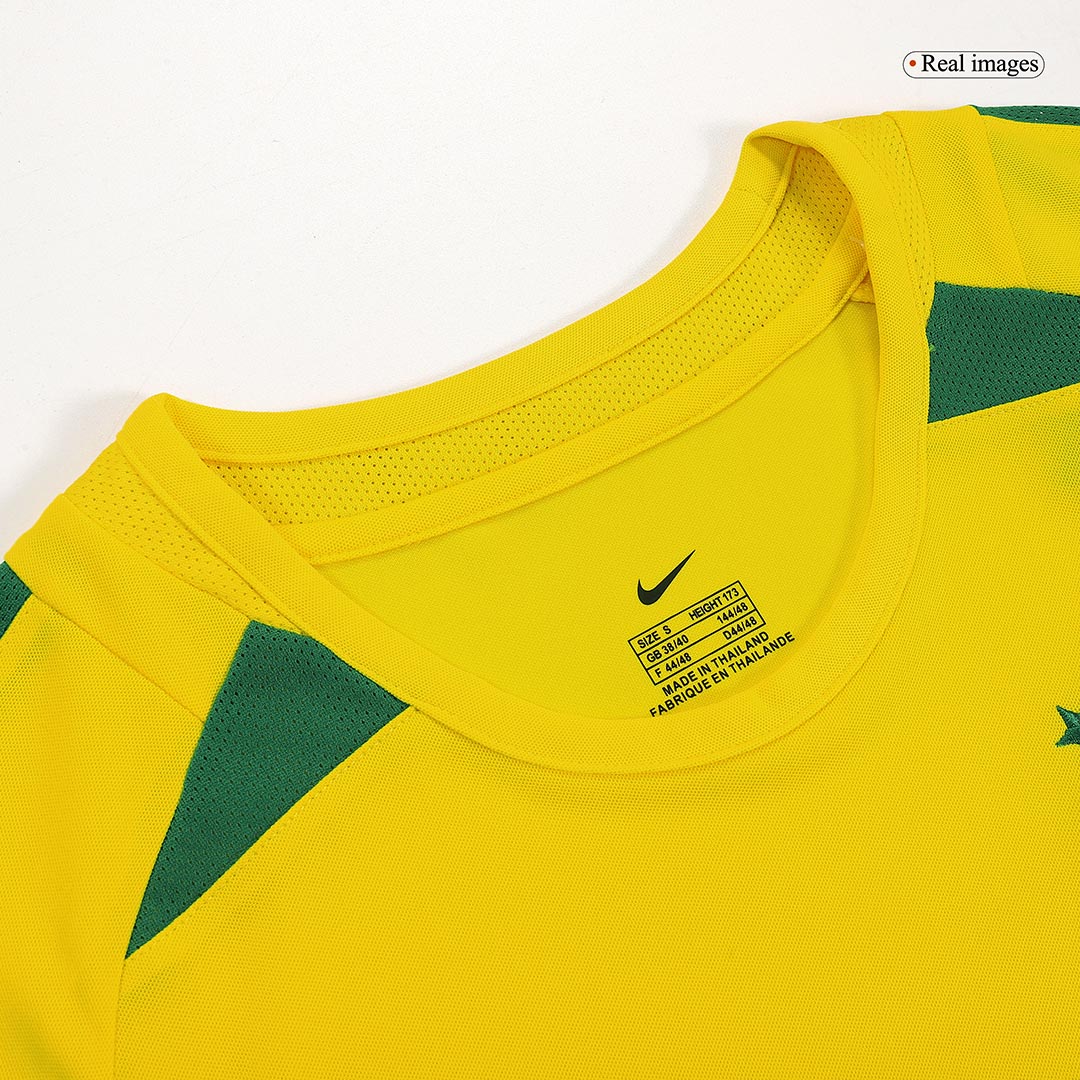 Camiseta retro de fútbol de Brasil 2002/03 (local)