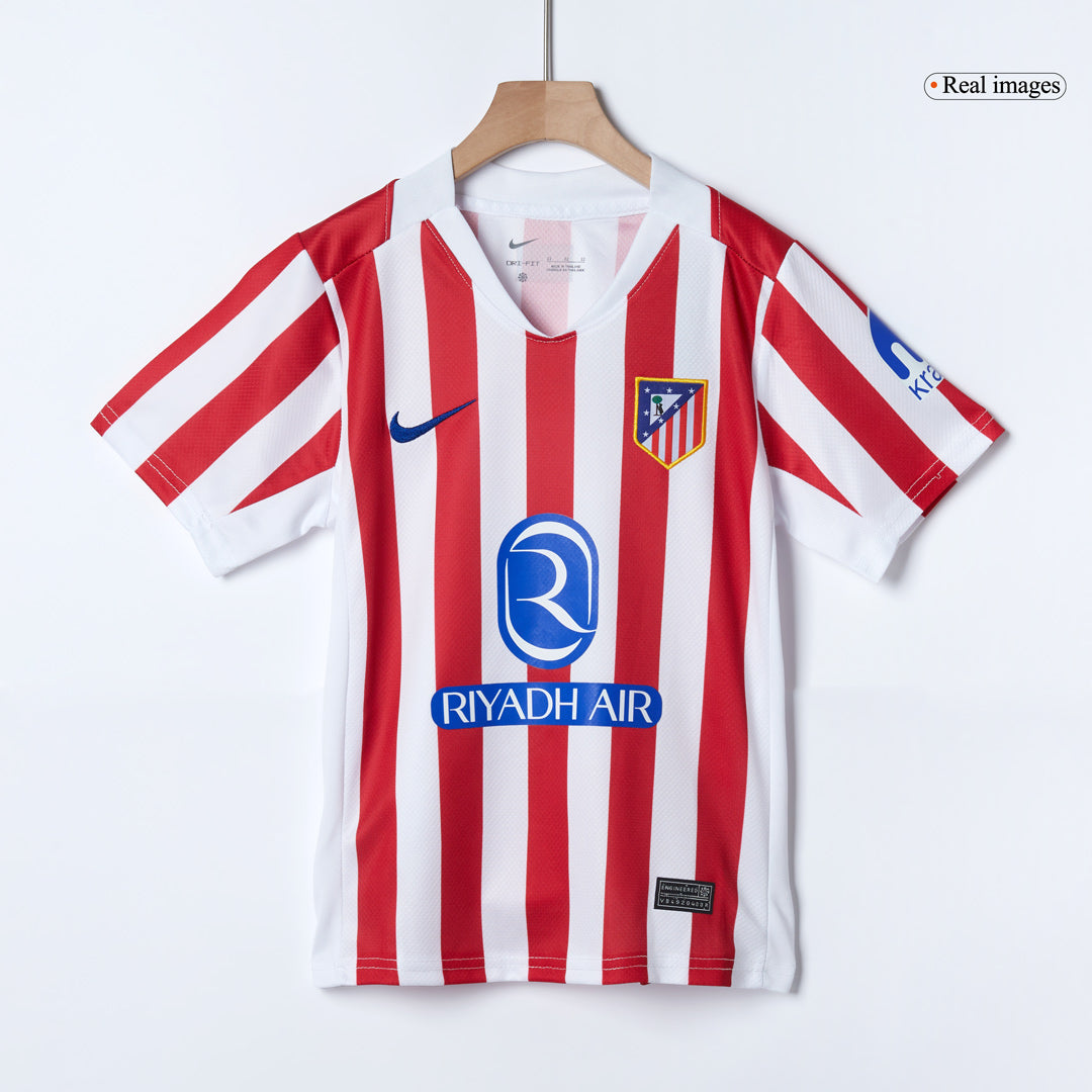 Equipación infantil del Atlético de Madrid (camiseta + pantalón corto) 2025/26