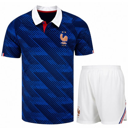 Equipación de local de Francia para la Copa Mundial de Fútbol 2026 - Camiseta + Pantalones cortos sin logotipo