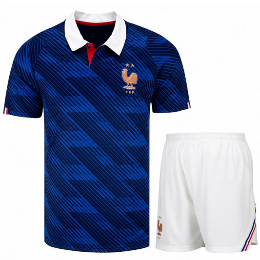 Equipación de local de Francia para la Copa Mundial de Fútbol 2026 - Camiseta + Pantalones cortos sin logotipo