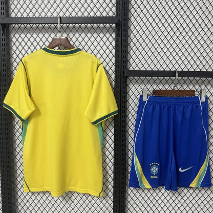 Equipación de Fútbol para Casa de Brasil - Camiseta + Pantalones Cortos Mundial 2026