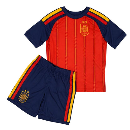 Conjunto de fútbol La Roja infantil - Camiseta+Pantalón corto ganador 2026 sin logo