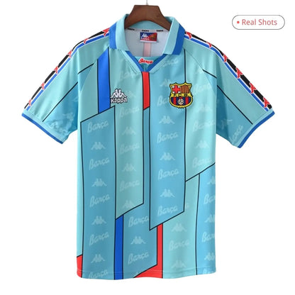 Camiseta retro de visitante del Barcelona 1996/97