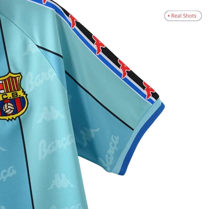 Camiseta retro de visitante del Barcelona 1996/97