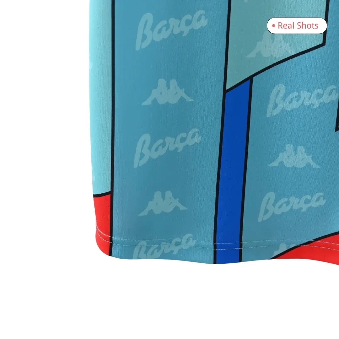 Camiseta retro de visitante del Barcelona 1996/97