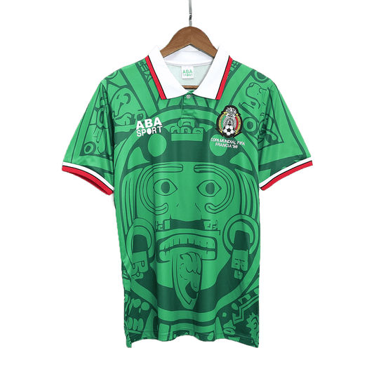 Maillot de football rétro domicile Mexique 1998