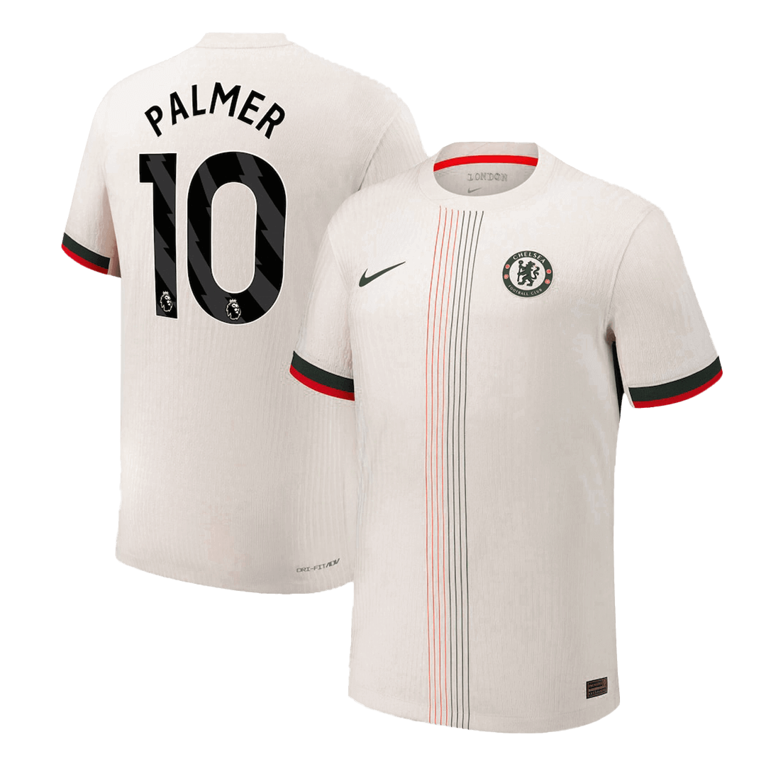 Camiseta de fútbol PALMER #10 Chelsea, versión visitante, temporada 2025/26