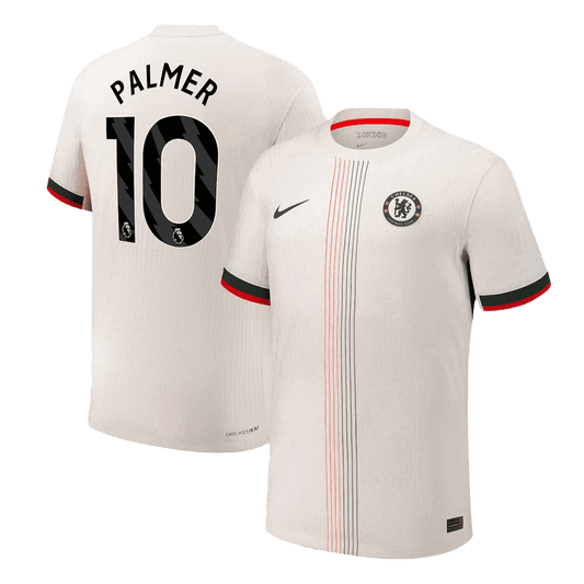 Maillot de football extérieur de Chelsea, version joueur, numéro 10, Palmer, saison 2025/26