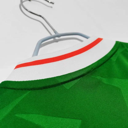 Camiseta de fútbol retro de la selección de Irlanda 1990/92, de local