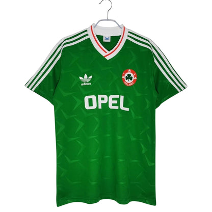 Camiseta de fútbol retro de la selección de Irlanda 1990/92, de local