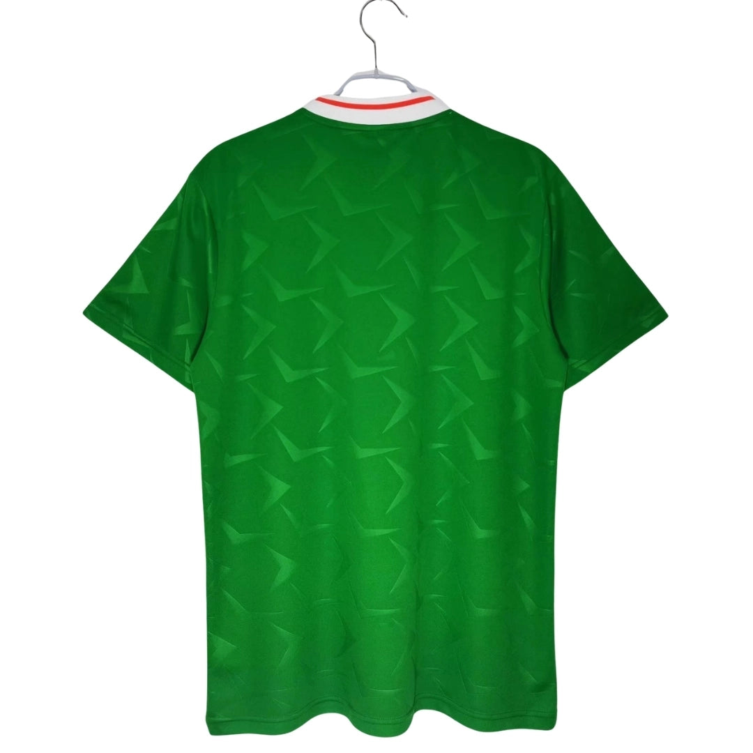 Camiseta de fútbol retro de la selección de Irlanda 1990/92, de local