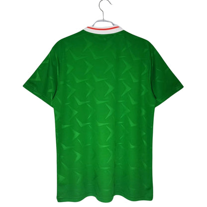 Camiseta de fútbol retro de la selección de Irlanda 1990/92, de local