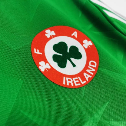 Camiseta de fútbol retro de la selección de Irlanda 1990/92, de local