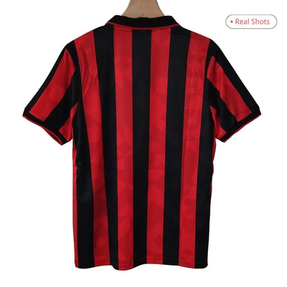 Camiseta de fútbol retro local del AC Milan 1993/94