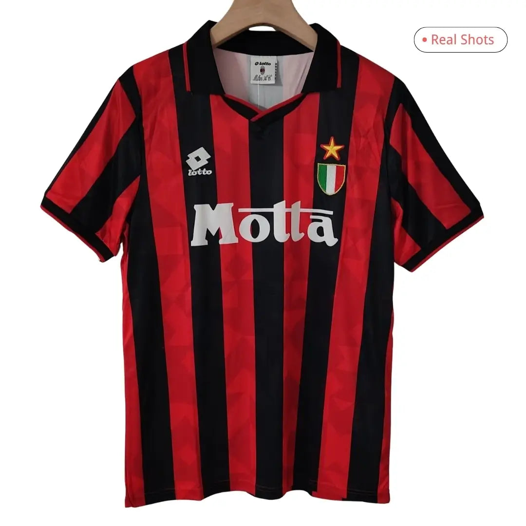 Camiseta de fútbol retro local del AC Milan 1993/94