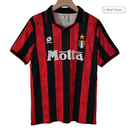 Camiseta de fútbol retro local del AC Milan 1993/94