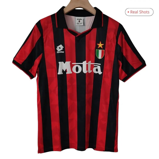 Maillot de football rétro domicile AC Milan 1993/94