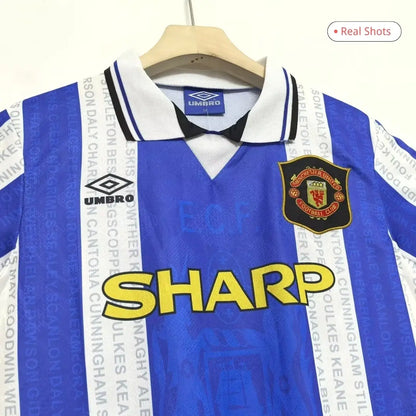 Camiseta de fútbol retro de visitante del Manchester United 1994/96