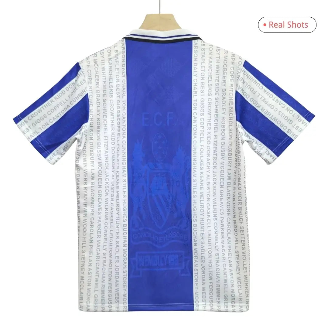 Camiseta de fútbol retro de visitante del Manchester United 1994/96