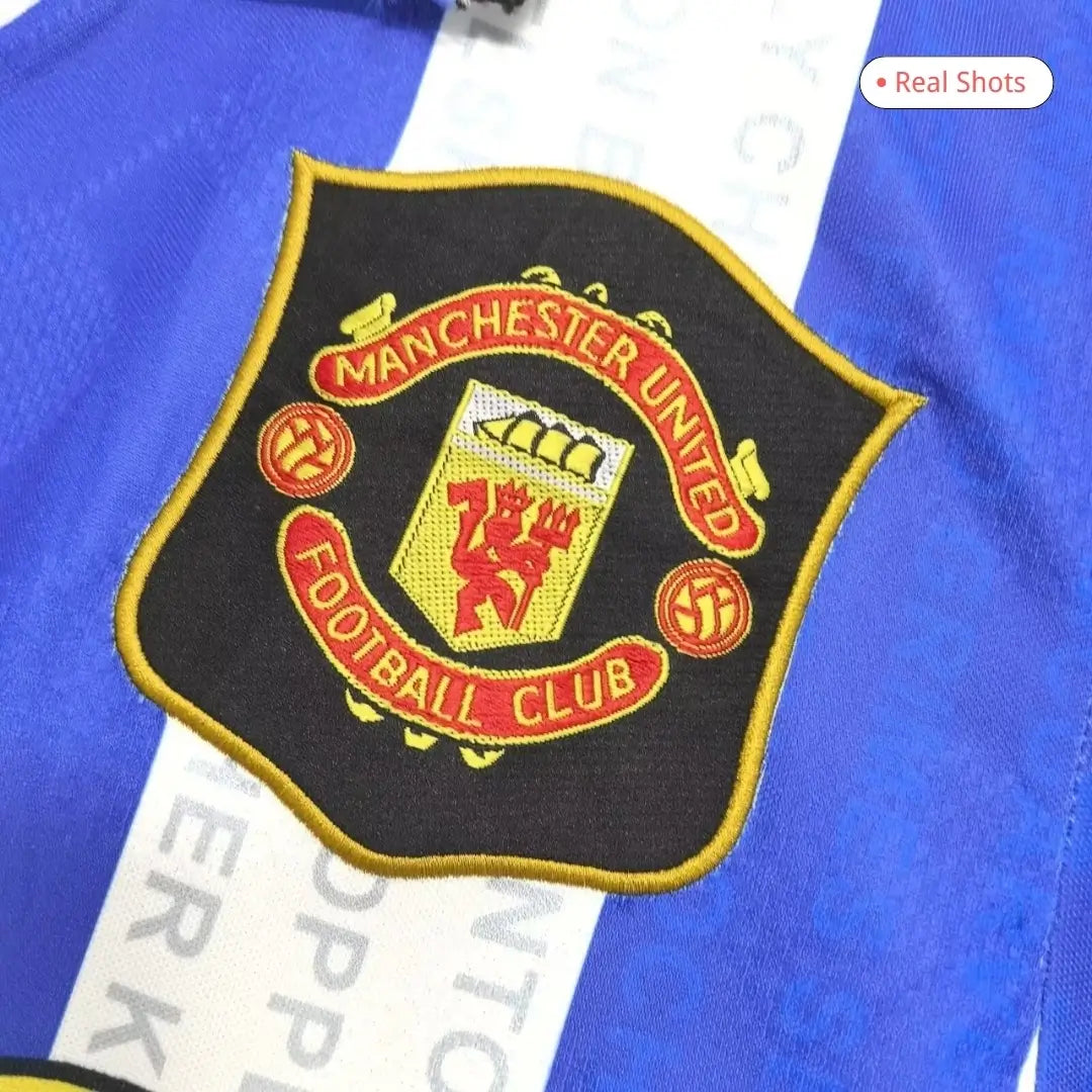Camiseta de fútbol retro de visitante del Manchester United 1994/96