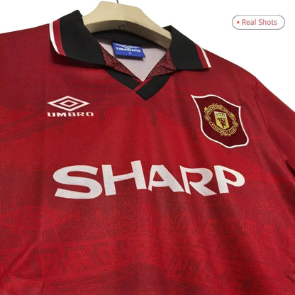 Camiseta de fútbol retro local del Manchester United 1994/96