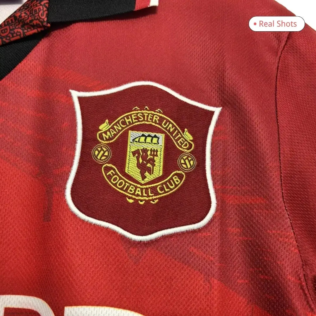 Camiseta de fútbol retro local del Manchester United 1994/96