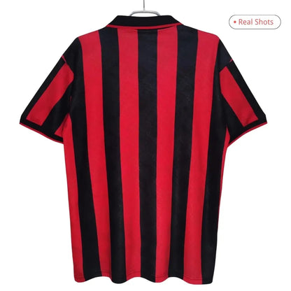 Camiseta de fútbol retro local del AC Milan 1995/96