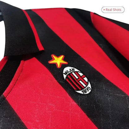 Camiseta de fútbol retro local del AC Milan 1995/96