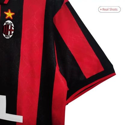 Camiseta de fútbol retro local del AC Milan 1995/96