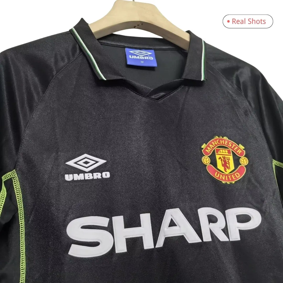 Camiseta retro de visitante del Manchester United 1998/99 (tercera equipación)