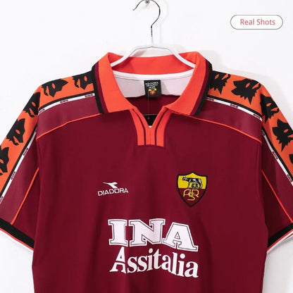 Camiseta de fútbol retro del AS Roma local 1998/99