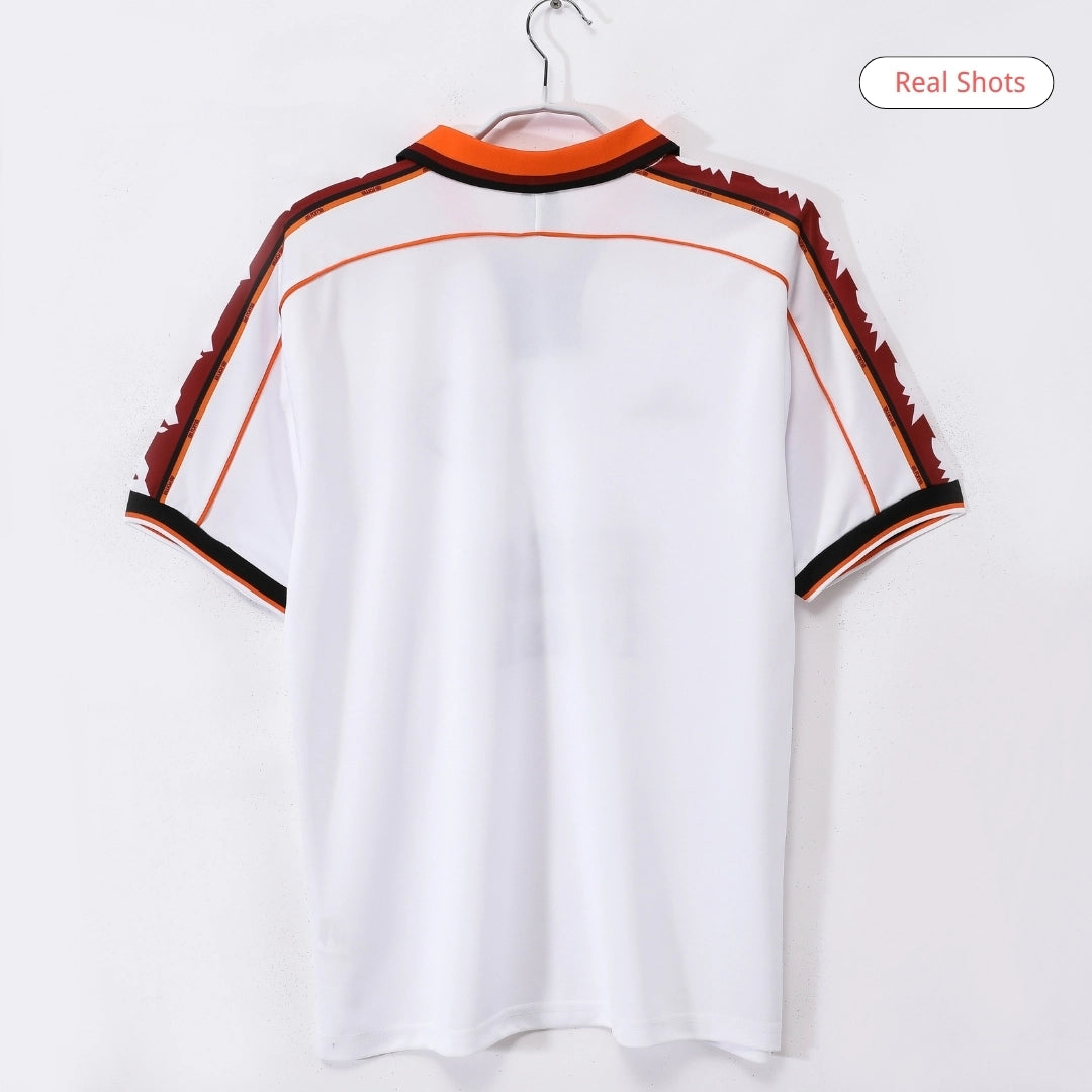 Camiseta de fútbol retro de visitante de la Roma 1998/99
