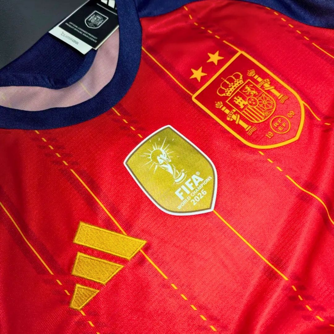 LAMINE YAMAL #19 La Roja Home Winner Jersey 2026 World Cup