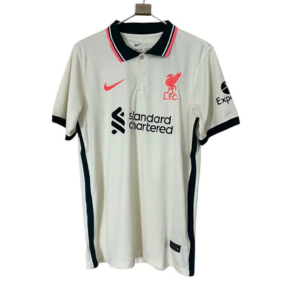 Camiseta de fútbol retro de visitante del Liverpool 2000/01