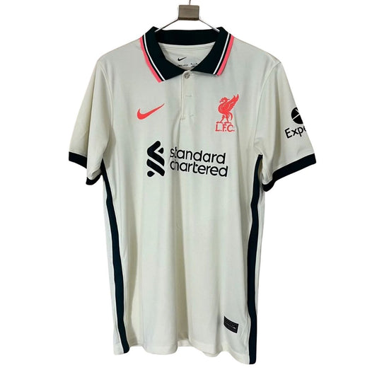 Camiseta de fútbol retro de visitante del Liverpool 2000/01