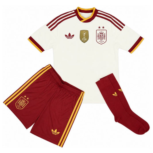 Spain Kid's 2026 Away Full Soccer Kit - Winner Jersey+Shorts+Socks