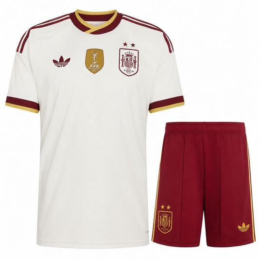 Spain Away Soccer Kit - Winner Jersey + Shorts 2026 World Cup