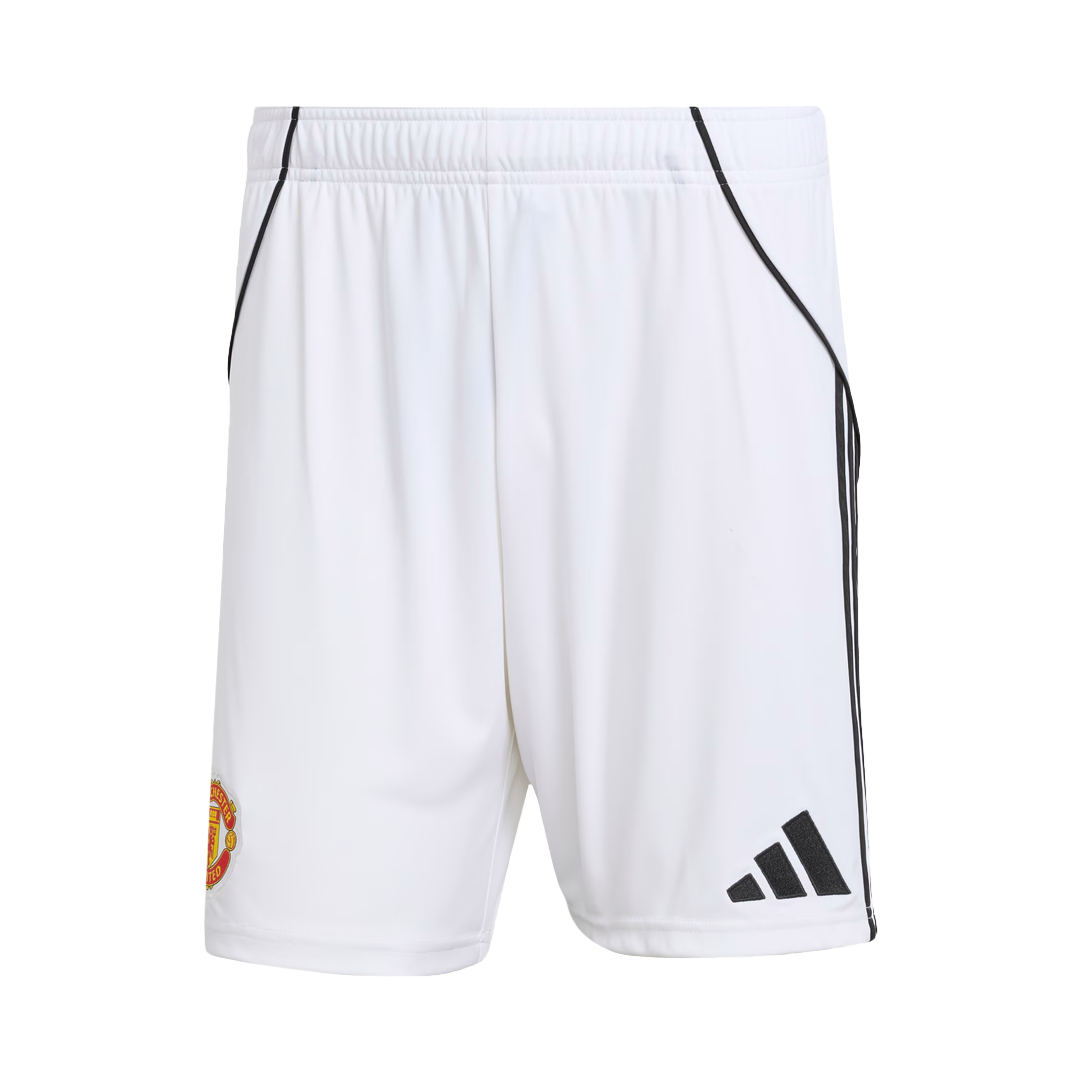 Pantalones cortos de fútbol del Manchester United para la temporada 2025/26