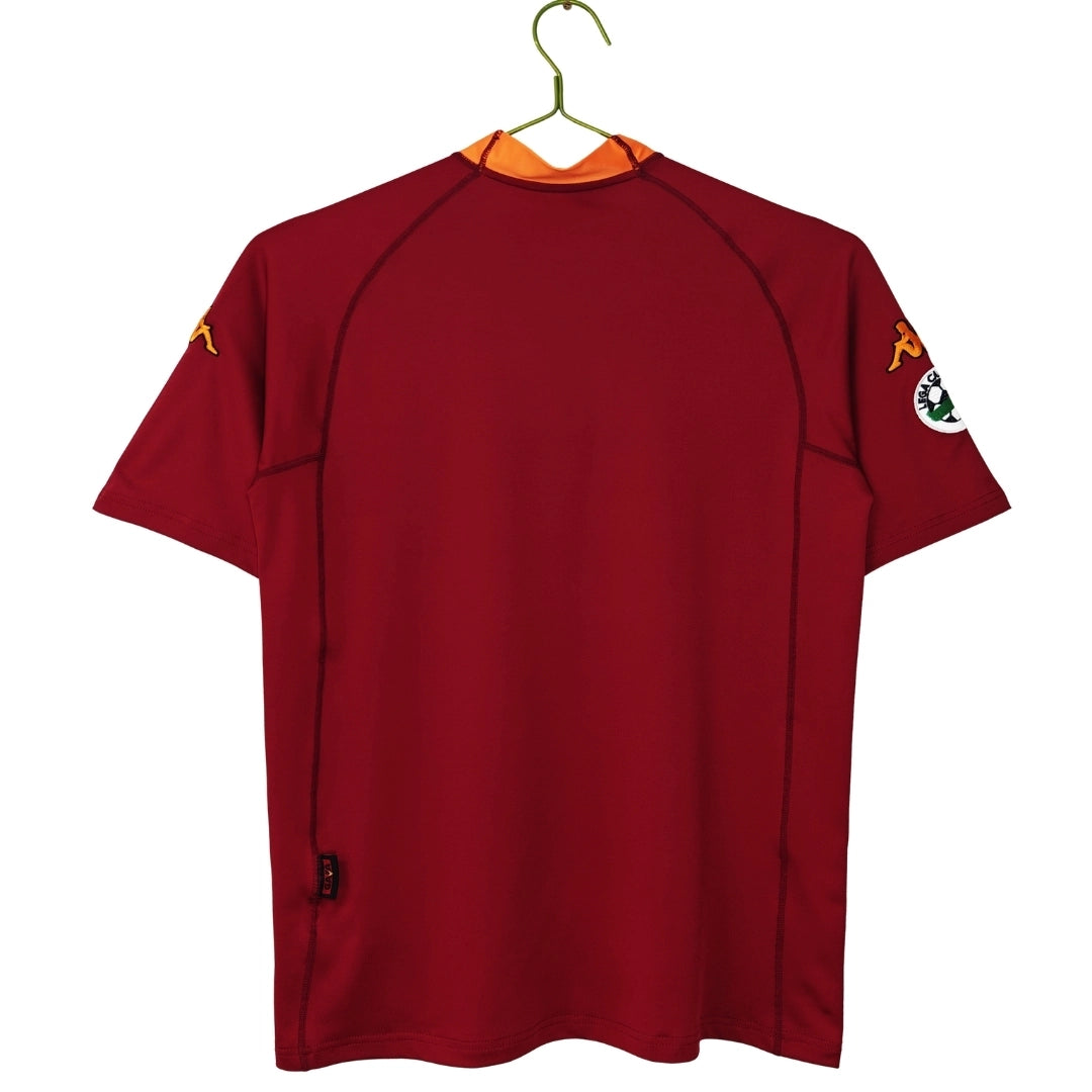 Camiseta de fútbol retro Roma local 2000/01