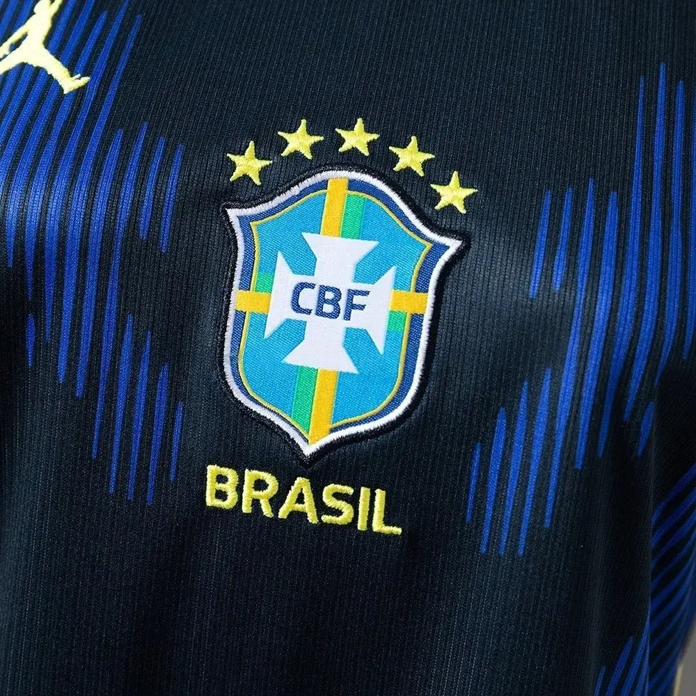 Camiseta de fútbol de visitante de Brasil para mujer, Copa Mundial 2026