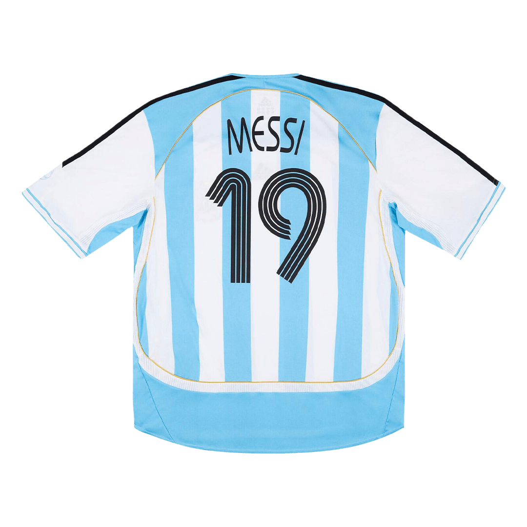 Camiseta retro de fútbol de MESSI #19 Argentina 2006 (local)