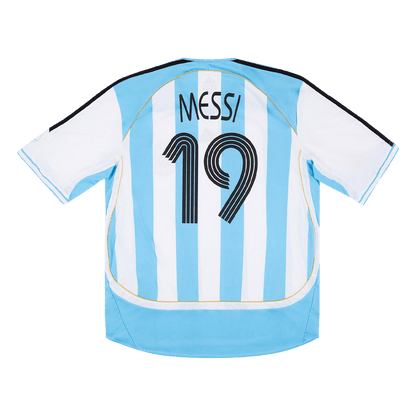 Camiseta retro de fútbol de MESSI #19 Argentina 2006 (local)