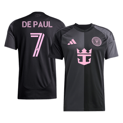 Camiseta de fútbol de visitante del Inter Miami CF de De Paul #7, temporada 2025