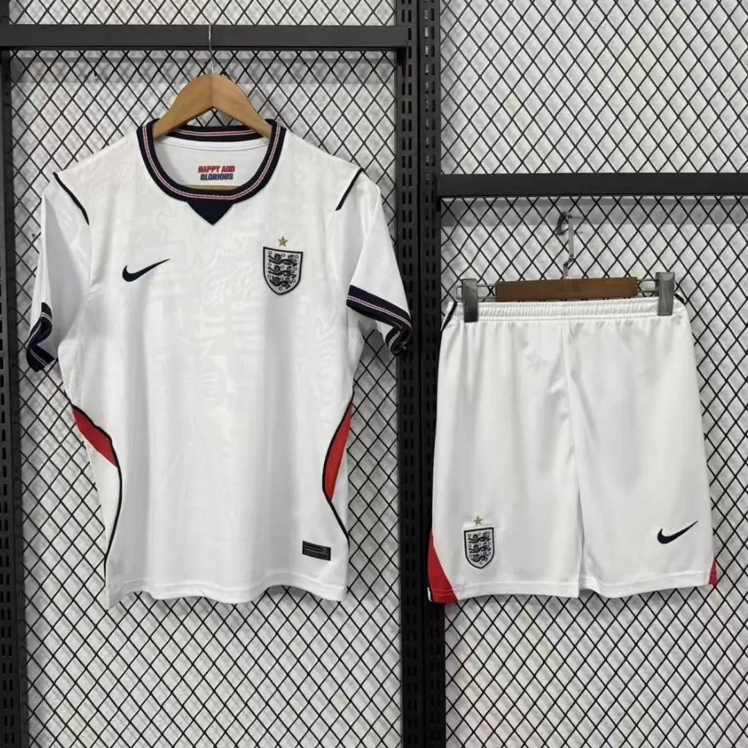 Uniforme de fútbol de local Inglaterra 2026 para la Copa Mundial - Camiseta + Pantalones cortos