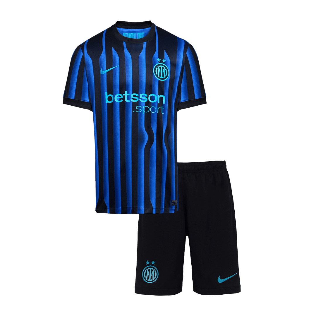 Equipación infantil del Inter de Milán (camiseta + pantalón corto) 2025-26