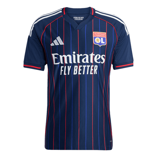 Maillot de football extérieur de l'Olympique Lyonnais 2025/26