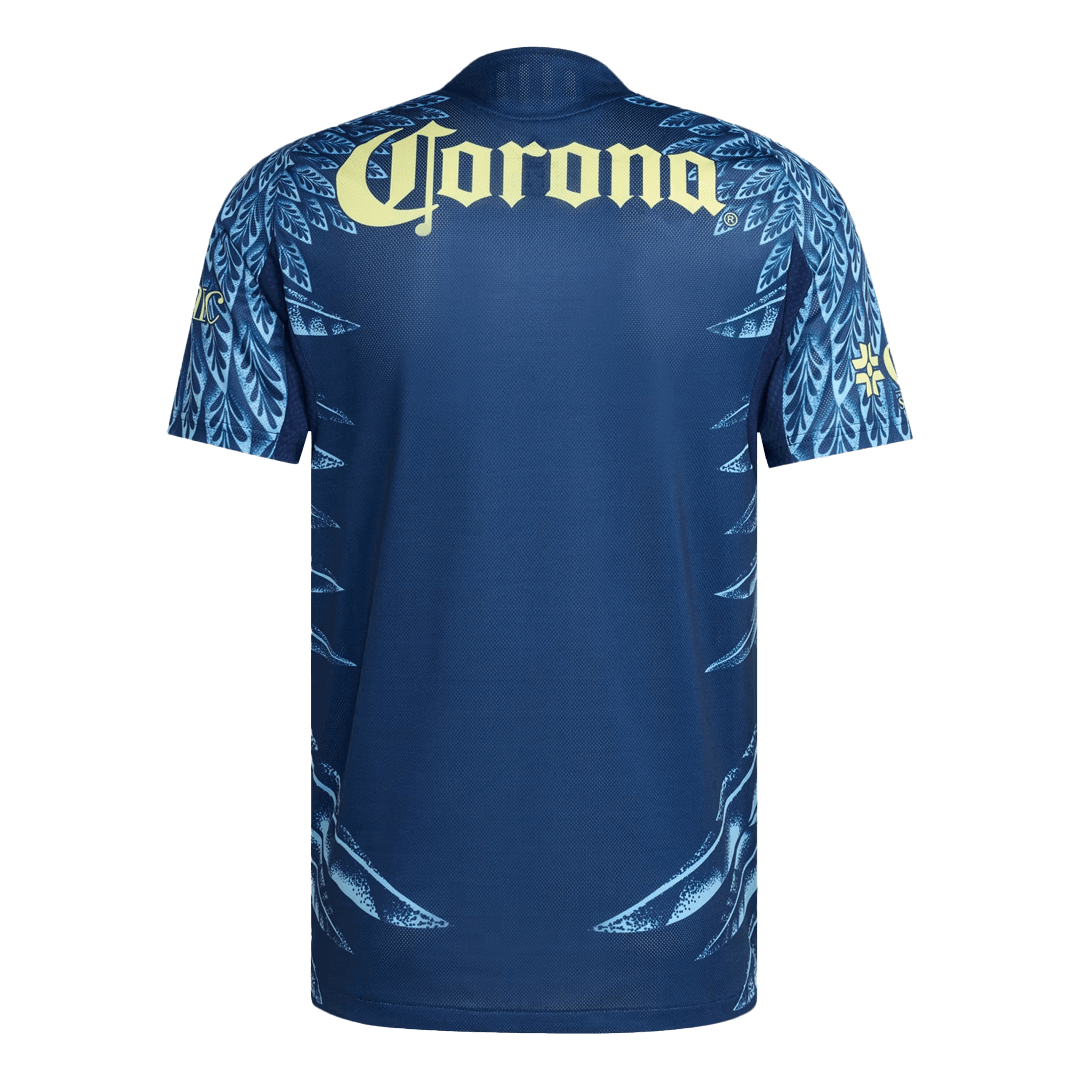 Camiseta de fútbol de visitante del Club América, versión jugador, temporada 2025/26